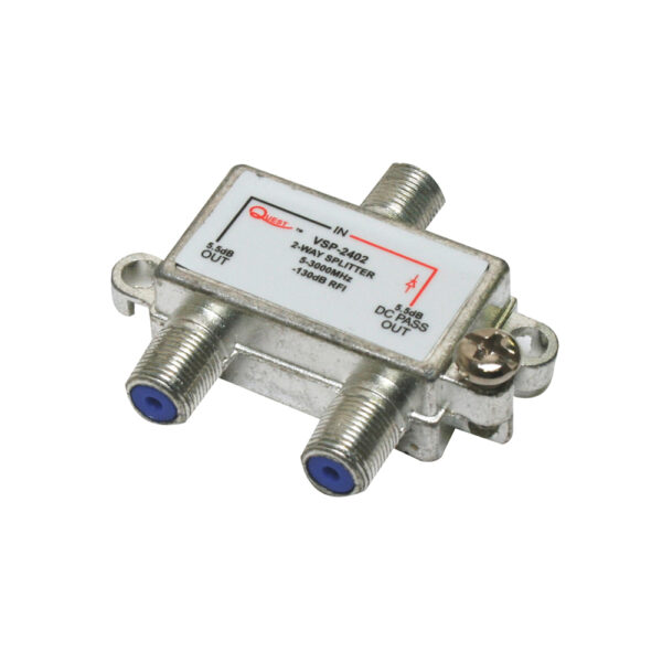 Quest Technology Satellite Splitter - Power-Passing - 3Ghz - 2 Way VSP-2402 - Quest