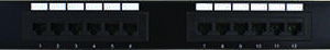 Twisted-Pair Systems - Patch Panels - CAT6 Patch Panels - CAT6 Rack-Mount Unshielded