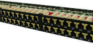 Twisted-Pair Systems - Patch Panels - CAT6 Patch Panels - CAT6 Rack-Mount Shielded