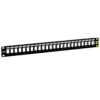 1U 24 Port Blank Keystone Patch Panel