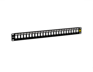 1U 24 Port Blank Keystone Patch Panel - Welded