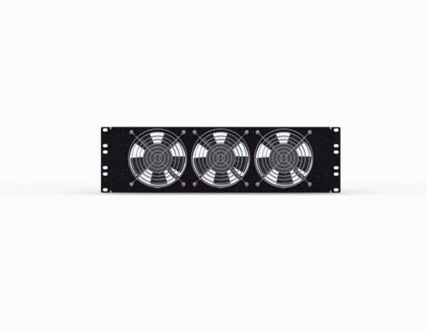 (Part Number: 1908-3-001-02) - 3U Triple Fan Panel - Image 3