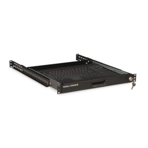 1U Rackmount 4-Post Sliding Keyboard Tray