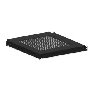 1U 20" Vented Rack Mountable Sliding Shelf
