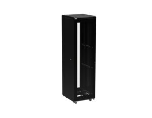 45U LINIER® Server Cabinet - Glass/Glass Doors - 24" Depth