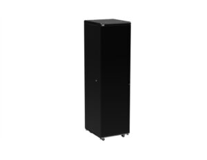 45U LINIER® Server Cabinet - Solid/Solid Doors - 24" Depth