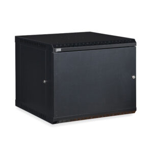 9U LINIER® Fixed Wall Mount Cabinet - Solid Door