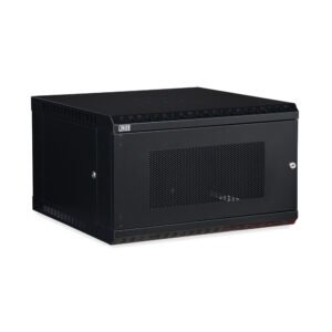 6U LINIER® Fixed Wall Mount Cabinet - Vented Door