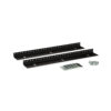 9U LINIER® Wall Mount Vertical Rail Kit - 10-32 Tapped