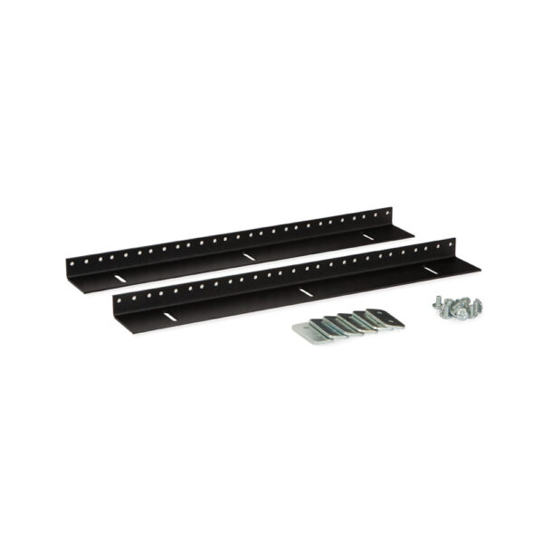 9U LINIER® Wall Mount Vertical Rail Kit - 10-32 Tapped