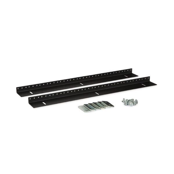 12U LINIER® Wall Mount Vertical Rail Kit - 10-32 Tapped