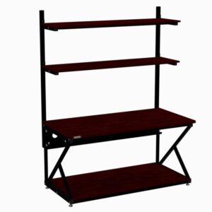 60" Performance 200 Series® LAN Station - African Mahogany