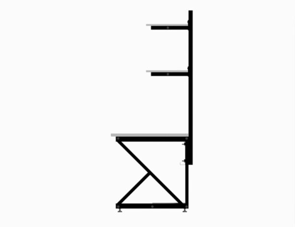 (Part Number: 5000-3-200-60) - 60" Performance 200 Series® LAN Station - Folkstone - Image 2