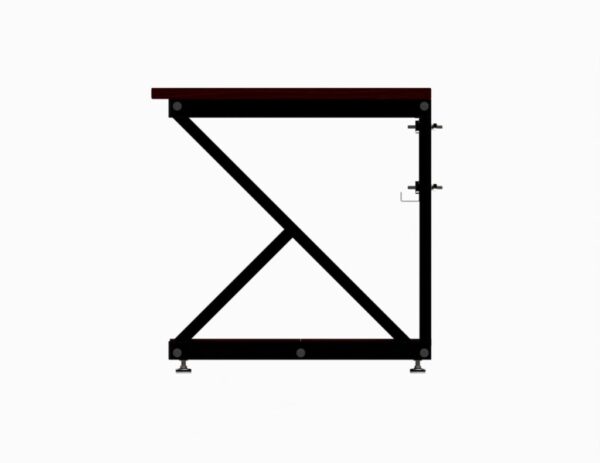 (Part Number: 5000-3-304-60) - 60" Performance 300 Series® LAN Station - African Mahogany - Image 2