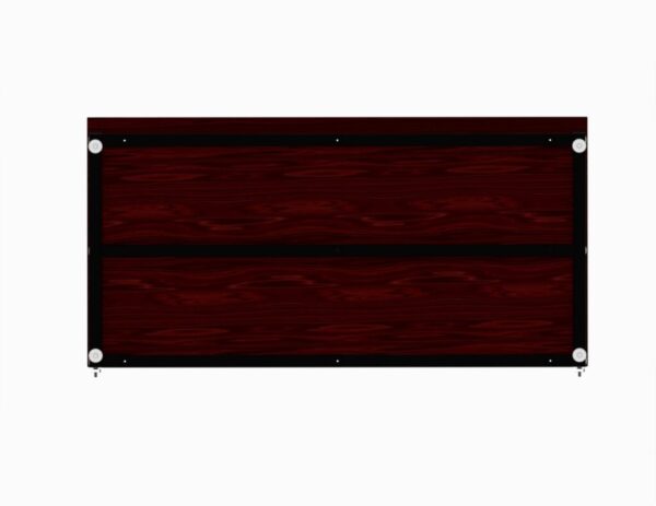 (Part Number: 5000-3-304-60) - 60" Performance 300 Series® LAN Station - African Mahogany - Image 7