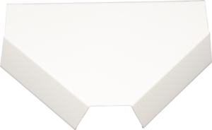 Flat Elbow w/ Bend Radius - 2"