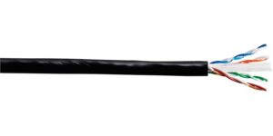 Cable Copper Cable - 24AWG Copper Cable - Solid Copper Cable - 4 Pairs Copper Cable - Length 1000 ft. Copper Cable - Black Cable