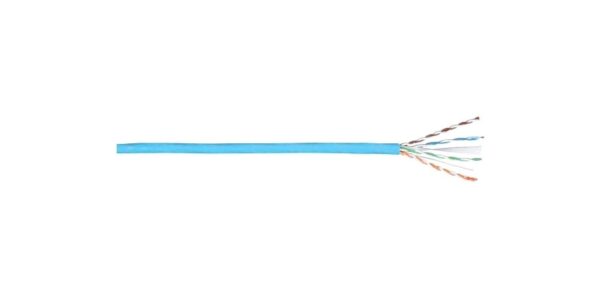 Category 6 Cable Copper Cable - 23AWG Copper Cable - Solid Copper Cable - 4 Pairs Copper Cable - Length 1000 ft. Copper Cable - Black Cable