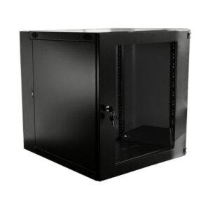 Double Hinge Swing Out Wall Mount Cabinet, 9U