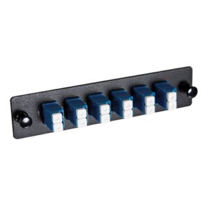 LC Adapter Panel, 6 LC Duplex Adapters, 12 Fiber SM