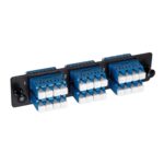 LC Adapter Panel, 6 LC Quad Adapters, 24 Fiber SM