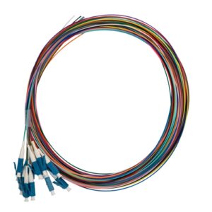 Fiber Pigtail, LC/UPC, Single Mode, 12 Color - 2m