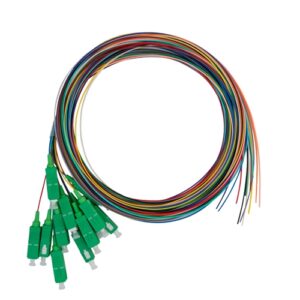 Fiber Pigtail, SC/APC, Single Mode 9/125 Bend Insensitive, 12 Color - 2m