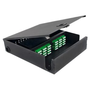 Wall Mount Enclosure For 4 LGX Panels, One Door, Empty