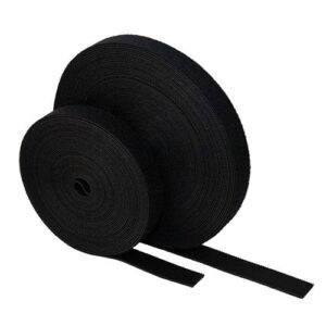 Hook & Loop Roll Black 25ft Roll