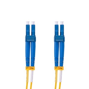 OS2 LC/UPC - LC/UPC Single Mode Duplex Fiber Optic Patch Cable - 25m