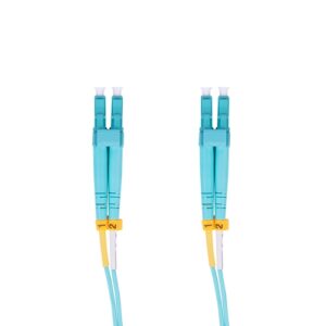 OM3 LC/UPC - LC/UPC Multi Mode Duplex Fiber Optic Patch Cable - 2m