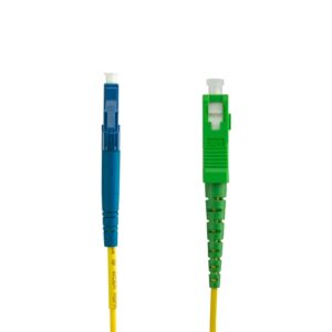 OS2 LC/UPC - SC/APC Single Mode Simplex Fiber Optic Patch Cable - 1m