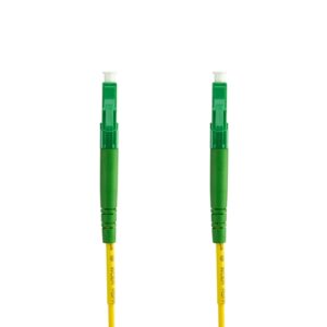 OS2 LC/APC - LC/APC Single Mode Simplex Fiber Optic Patch Cable - 1m