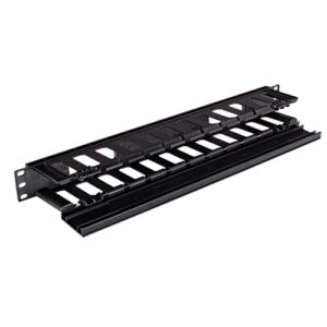 Horizontal Finger Duct Cable Manager (plastic), 2U