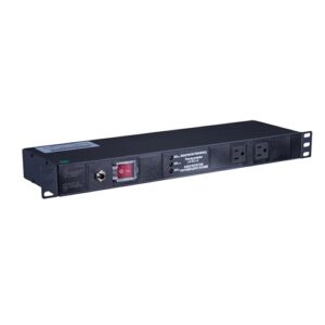 Basic PDU 120V 15A w/ (12) 5-15R Sockets (Horizontal) - 6 ft. Cord