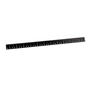 12-24 Tapped Rails, 25U (set of 2)