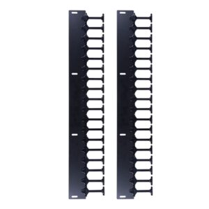 Vertical Finger Management Panel With Plastic Fingers, 45U