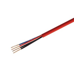 18/4 Solid Conductor Fire Alarm FPLP 1Kft Red