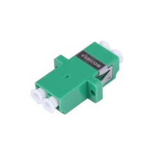 LC/APC Single Mode Duplex Adaptor, Green