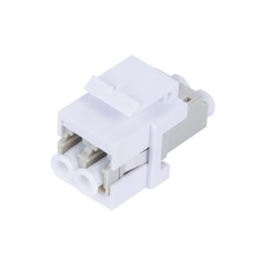 LC/UPC Duplex  Multimode Adaptor (For Copper Patch Panel), Beige