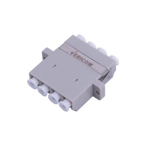 LC/UPC Multimode Quadplex Adaptor, Beige