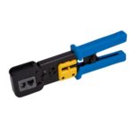 Modular Plug Tool For Pass-Through CAT5e/CAT6 Connectors
