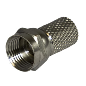 Connector RG6 Twist Dual Shielded 100/bag