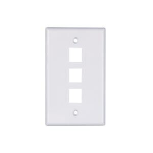 FP Keystone 3Port 1 Gang White