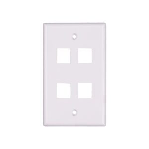 FP Keystone 4Port 1 Gang Ivory