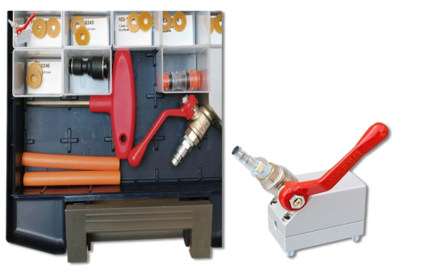 (SKU: 103-180314001) - Mini blowing junction block kit f/cable 3.0-7.5 mm - Hydraulic Fiber Blowers for Long-Distance Cable Installation - Hydraulic Fiber Blowers - Industrial Fiber Optic Cable Blowers - FTTH - FTTH Blowers - Fiber to the Home - Fiber to the Home Blowers - Fremco