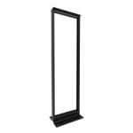 45U 23IN 12-24 2-POST RACK - 2-Post Open Frame Rack, Knock-Down Design (1,500 lb Capacity) (RB-2PA Series)
