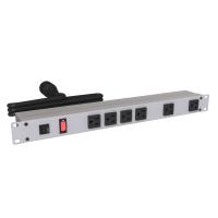19" RACK MOUNT, 6 REC ON FRONT - Rack Mount Basic PDU (1582 Series)
