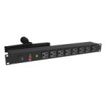 19" RM SURGE, 8 RECEP FRONT BK - Rack Mount Basic PDU (1582 Series)