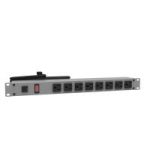 19" RACK MOUNT, 8 REC ON FRONT - Rack Mount Basic PDU (1582 Series)